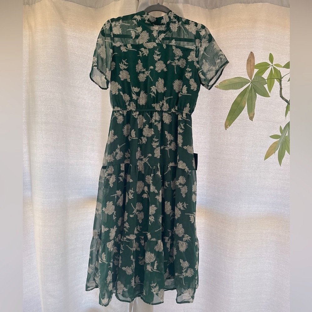 Lulus floral midi dress - M